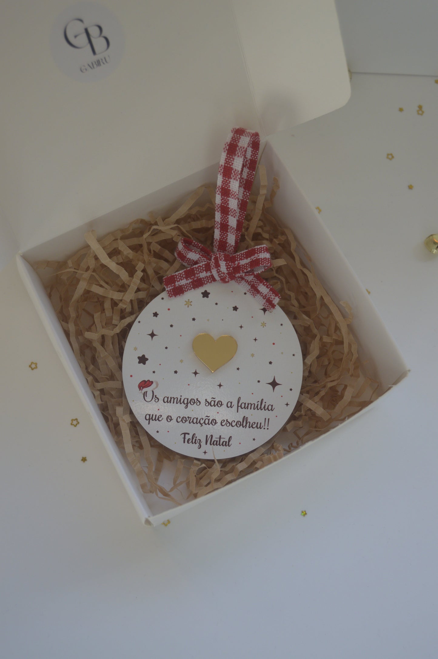 Bola de natal em mdf