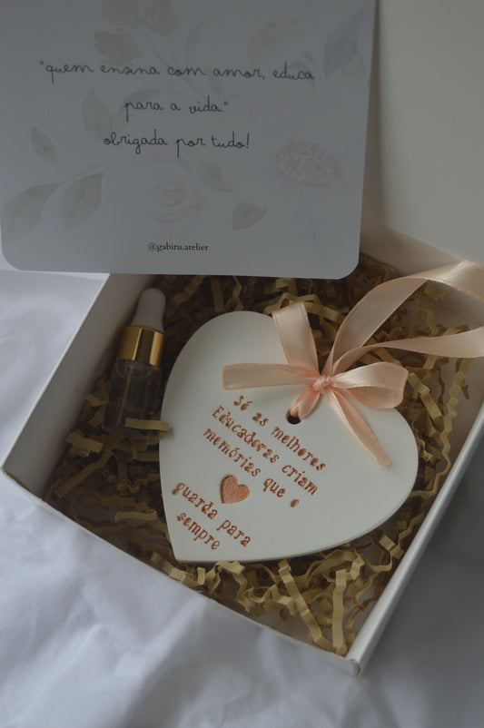 Peça em gesso perfumado