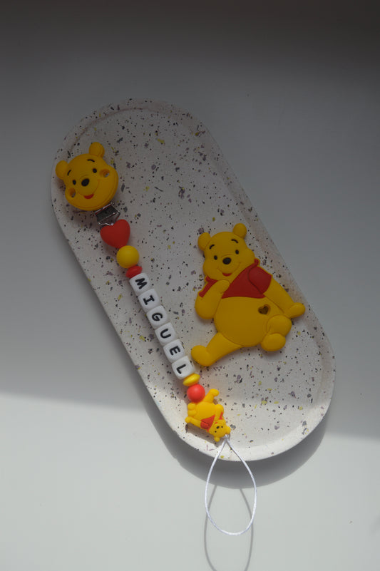 Conjunto prendedor e mordedor Winnie the Pooh